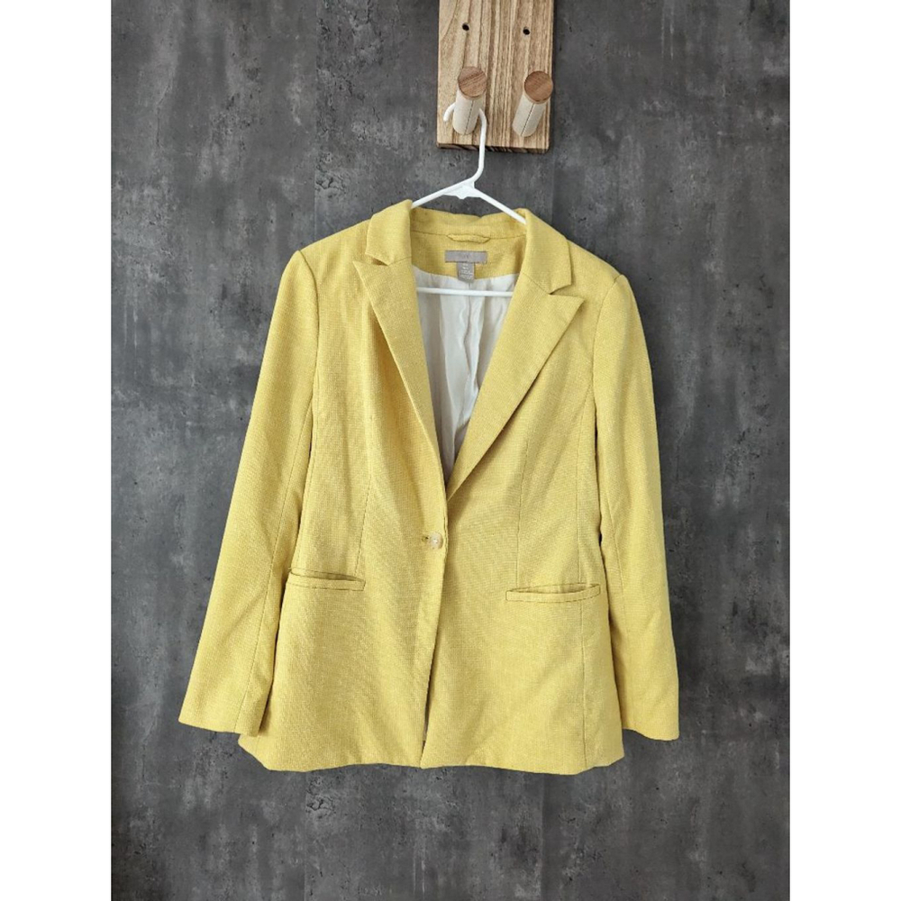 Women's H&M Yellow Blazer Size M